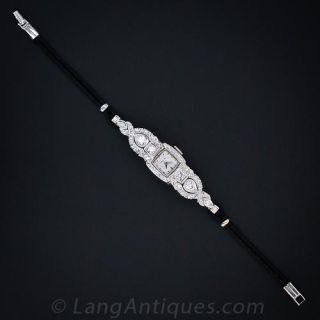 Vintage Ladies Diamond Hamilton Watch