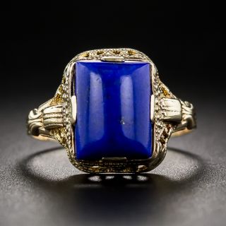Vintage Lapis Ring