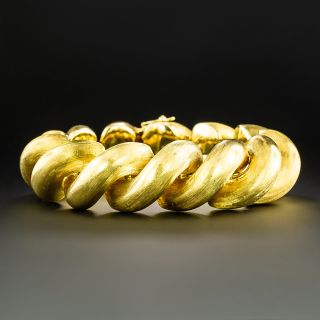 Vintage Macaroni Link Bracelet - 2