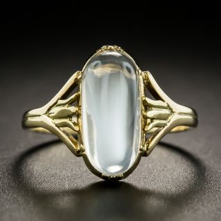 Vintage Moonstone Cabochon Ring - 2