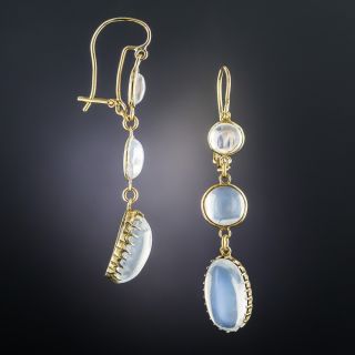 Vintage Moonstone Drop Earrings