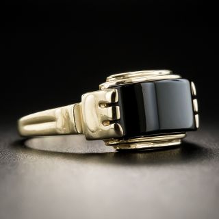 Vintage Onyx Ring by Gleim