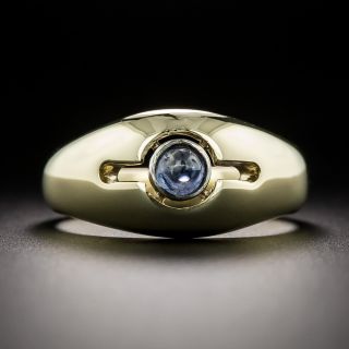 Vintage Petite Cabochon Sapphire Ring - 2