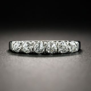 Vintage Platinum Diamond Band