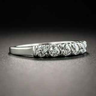 Vintage Platinum Diamond Band
