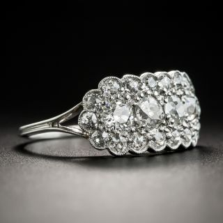 Vintage Platinum Diamond Band Ring