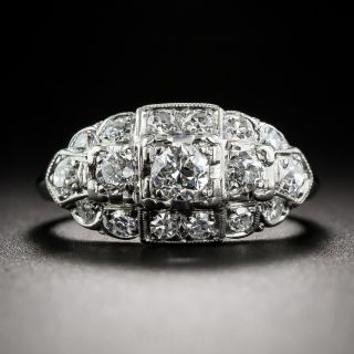 Vintage Platinum Diamond Engagement Ring