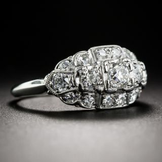 Vintage Platinum Diamond Engagement Ring