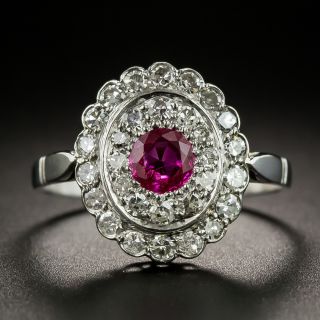 Vintage Ruby and Diamond Ring - 2