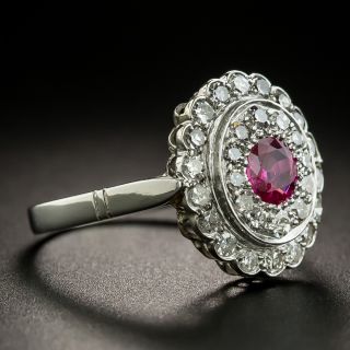 Vintage Ruby and Diamond Ring