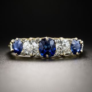 Vintage Sapphire and Diamond Ring