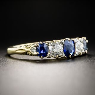 Vintage Sapphire and Diamond Ring