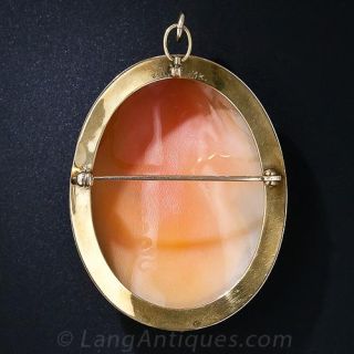 Vintage Shell Cameo Brooch/Pendant