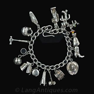 Vintage-Silver-Charm-Bracelet-Main-View