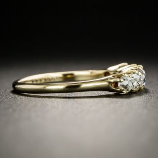 Vintage Six-Stone Diamond Band Ring