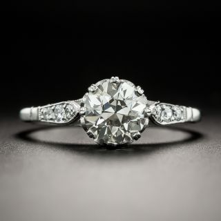 Vintage Style 1.23 Carat Diamond Engagement Ring - GIA N VS1 - 2