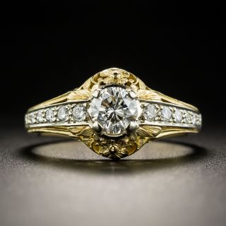 Vintage Style .55 Ct. Diamond Engagement Ring by Van Craeynest - 2