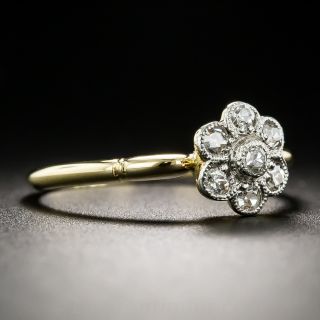 Vintage Style Diamond Cluster Ring