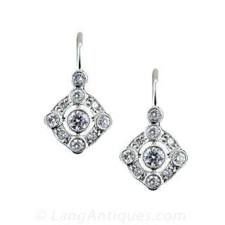 Antique Diamond Earrings 