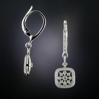 Vintage Style Diamond Earrings