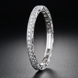 Vintage-Style Diamond Eternity Band - 2