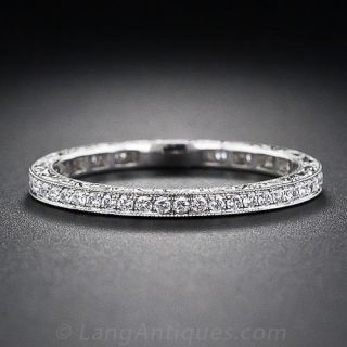 Vintage-Style Diamond Eternity Band