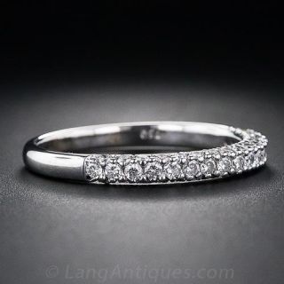 Vintage Style Diamond Wedding Band