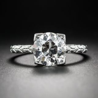 Vintage Tiffany & Co 2.07 Carat Diamond Solitaire - GIA J VS1 - 2