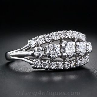Vintage Triple Band Diamond Ring