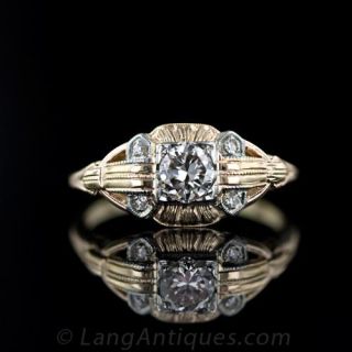 Estate Diamond Engagement Ring 