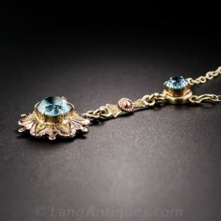 Vintage Zircon Pendant 