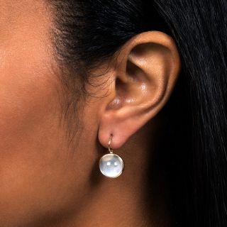 Cat's Eye Moonstone Earrings
