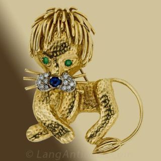 Whimsical-Lion-Pin-Main-View
