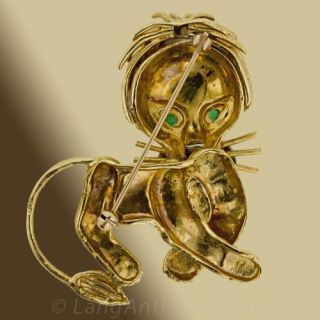 Whimsical Lion Pin