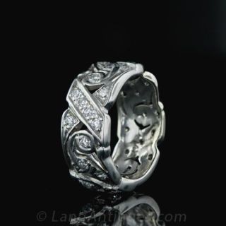 Wide Diamond Band Main View