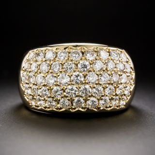 Wide Diamond Dome Ring - 2