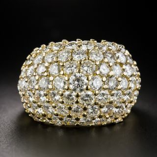 Wide Domed 6.00 Carat Diamond Band Ring - 2