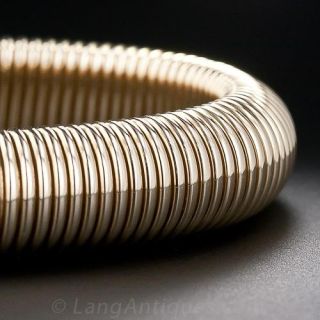 Wide Gaspipe Bracelet