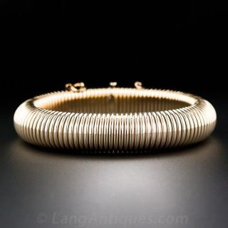 Wide Gaspipe Bracelet