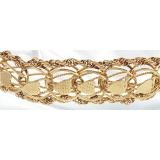 Woven Heart Motif Bracelet