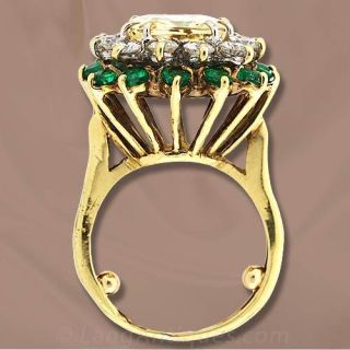 Yellow Sapphire Cocktail Ring