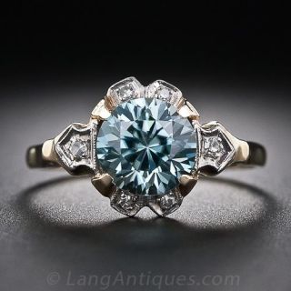 Zircon and Diamond Ring