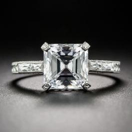 2.84 Carat 'D' 'IF' 'Golconda' Diamond Ring