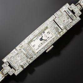 Jewels by Grace Art Deco Diamond Watch