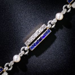 Sapphire on sale bracelet tiffany