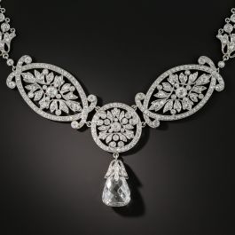 4) BRIOLETTE #DIAMOND #NECKLACE. The 75.36 carat Briolette Diamond