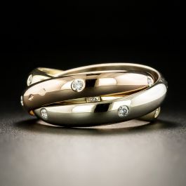 Tiffany tricolor discount rolling ring