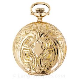 Ladies' Art Nouveau Hunter Case Elgin Pocket Watch