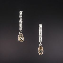 Natural Brilliant Brown Diamond Studs — Gladstone Jewelry