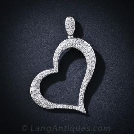 Piaget Diamond Heart Pendant